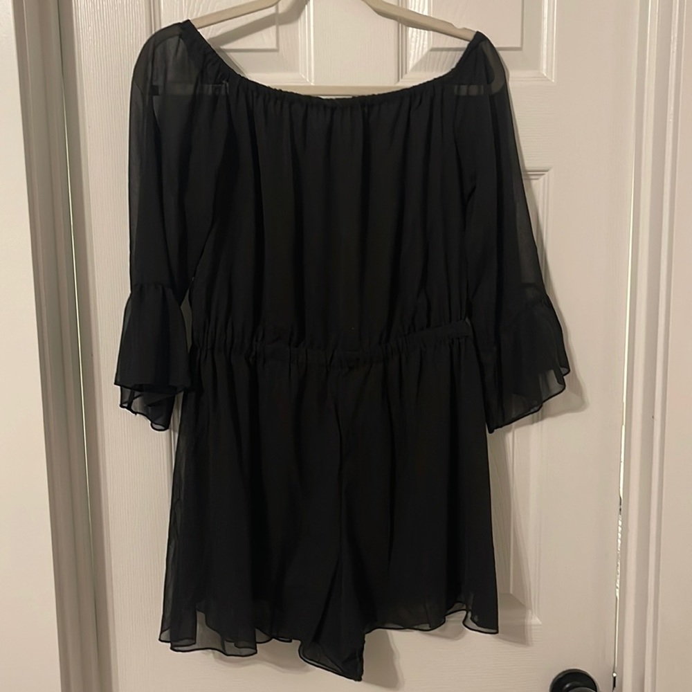 Black dressy Romper